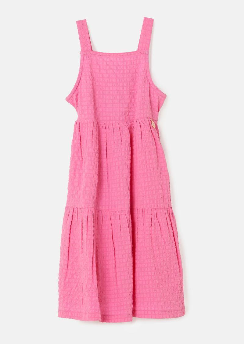Tia Pink Crinkle Sundress