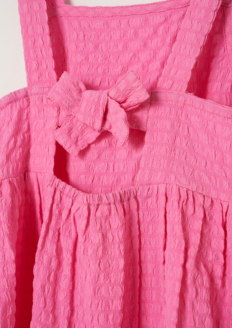 Tia Pink Crinkle Sundress
