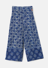 Thea Blue Batik Trousers