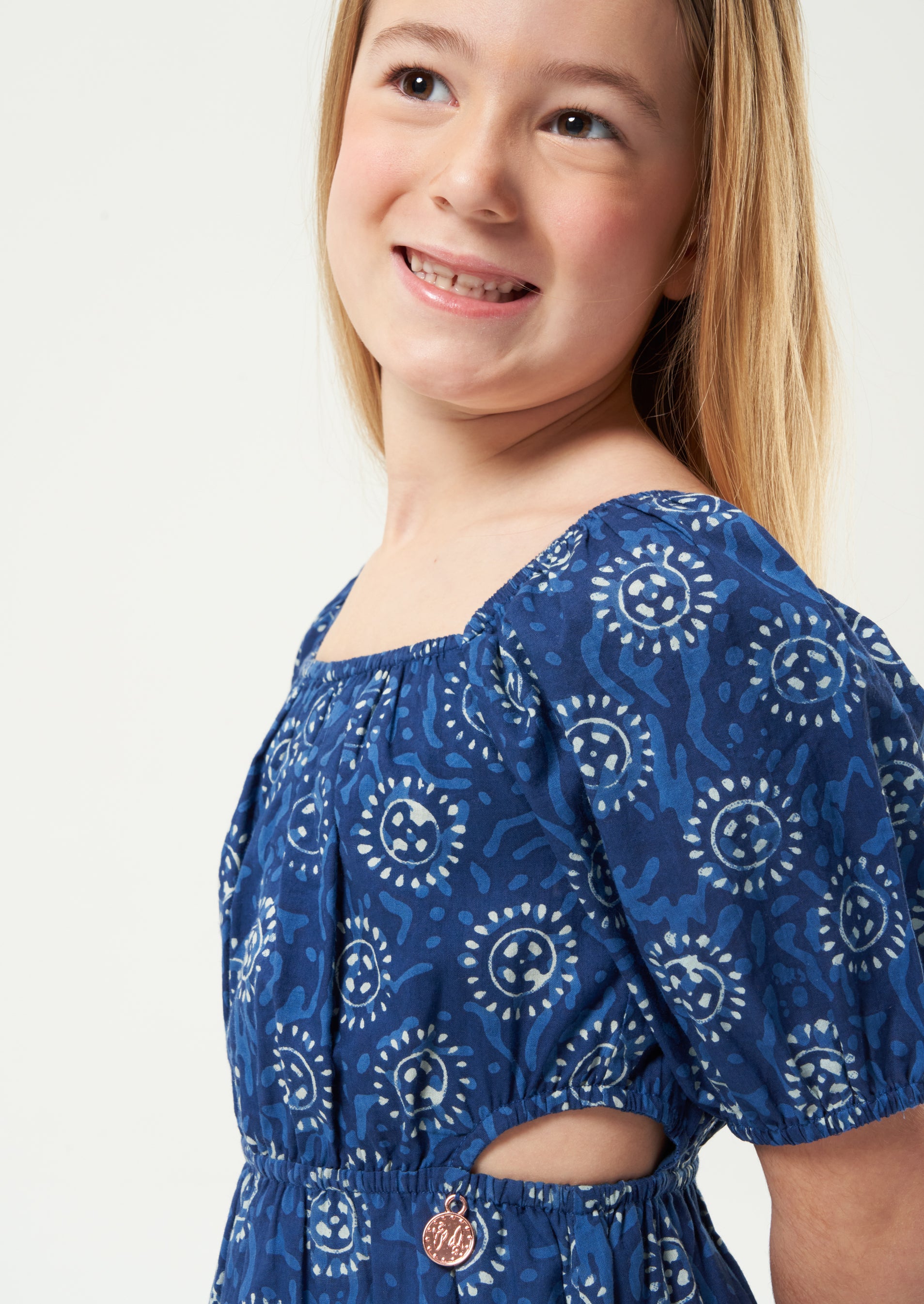 Thea Batik Blue Dress