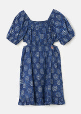 Thea Batik Blue Dress