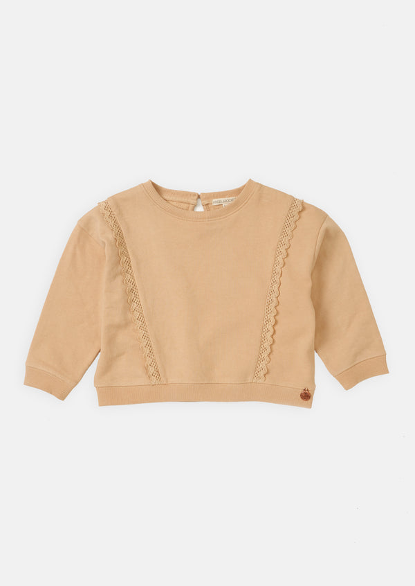 Vera Broderie Frill Sweatshirt