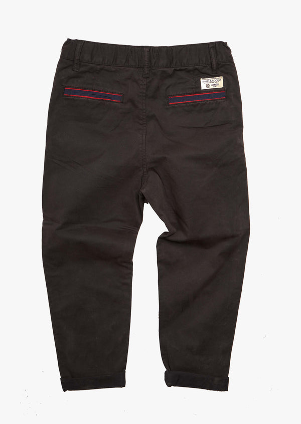 Oscar Smart Black Chino Trouser