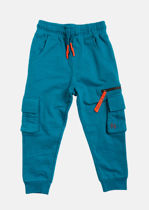 Frank Sporty Blue Branded Jogger