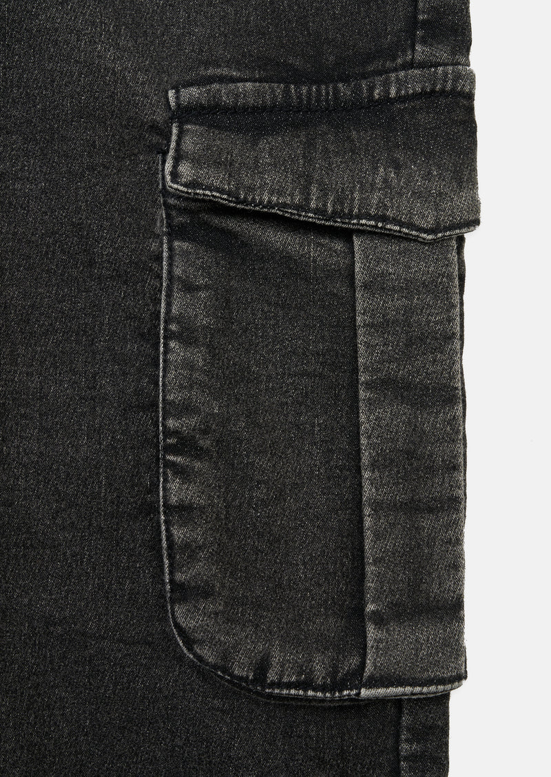 Maxwell Jersey Denim Cargo Jogger