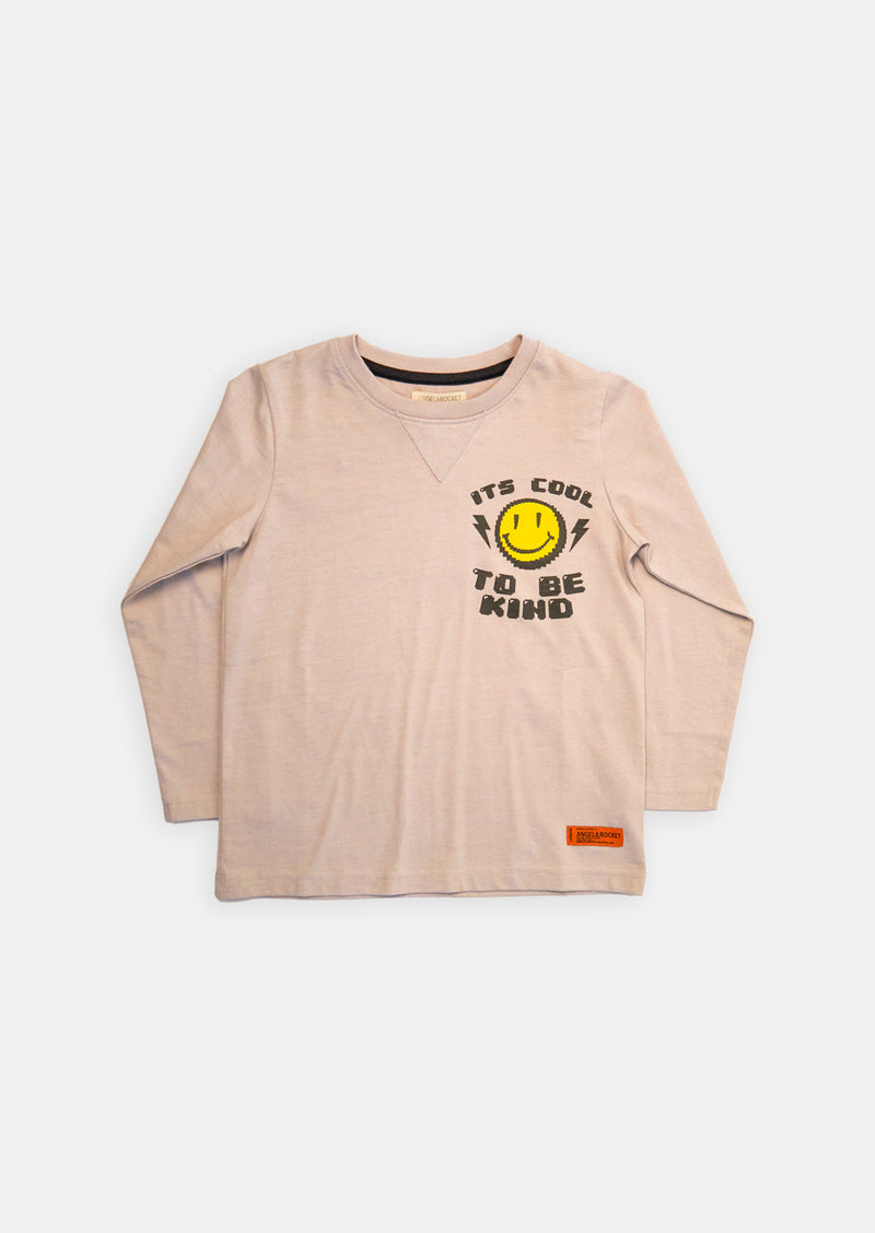 Benjamin Smiley Long Sleeve Tee