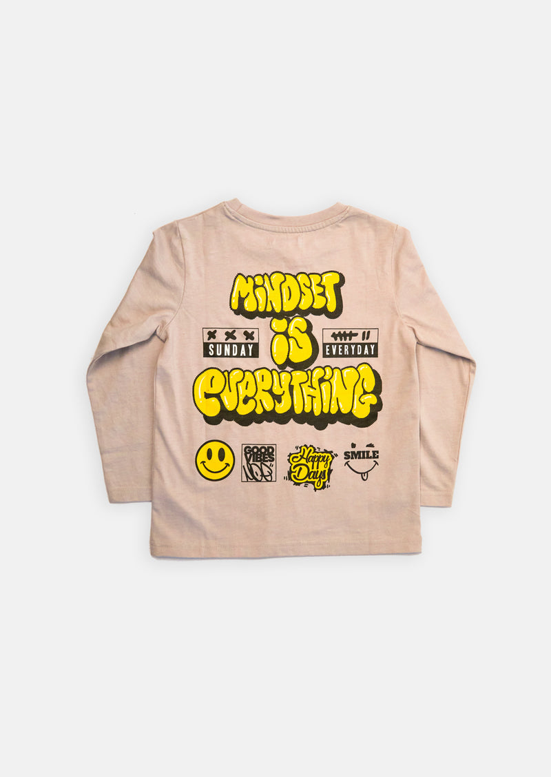 Benjamin Smiley Long Sleeve Tee