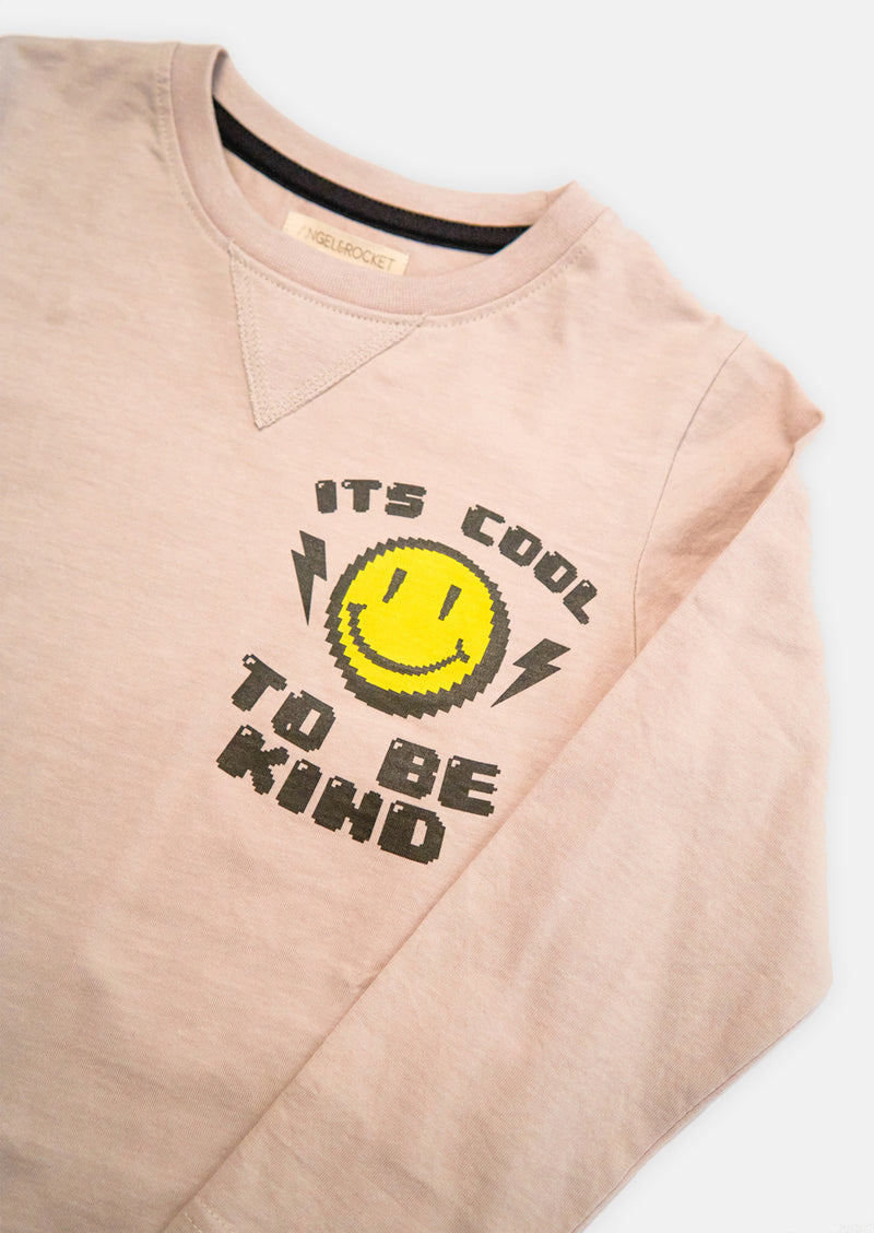 Benjamin Smiley Long Sleeve Tee