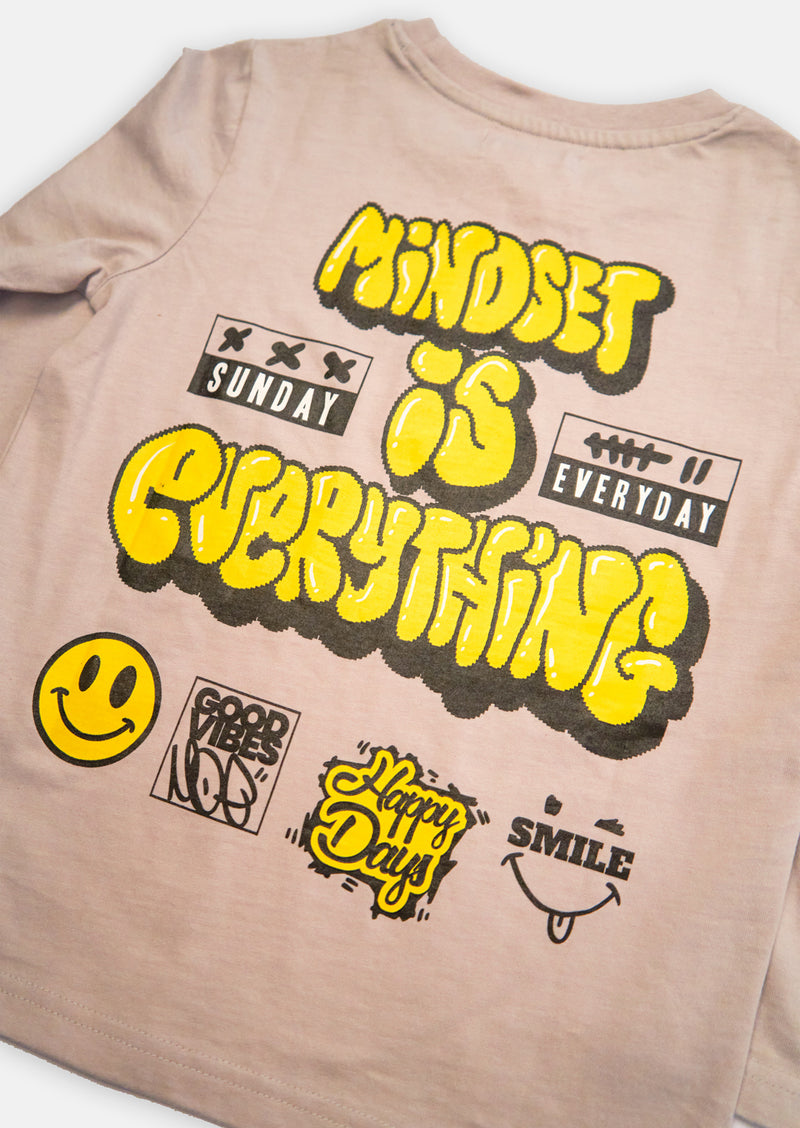 Benjamin Smiley Long Sleeve Tee
