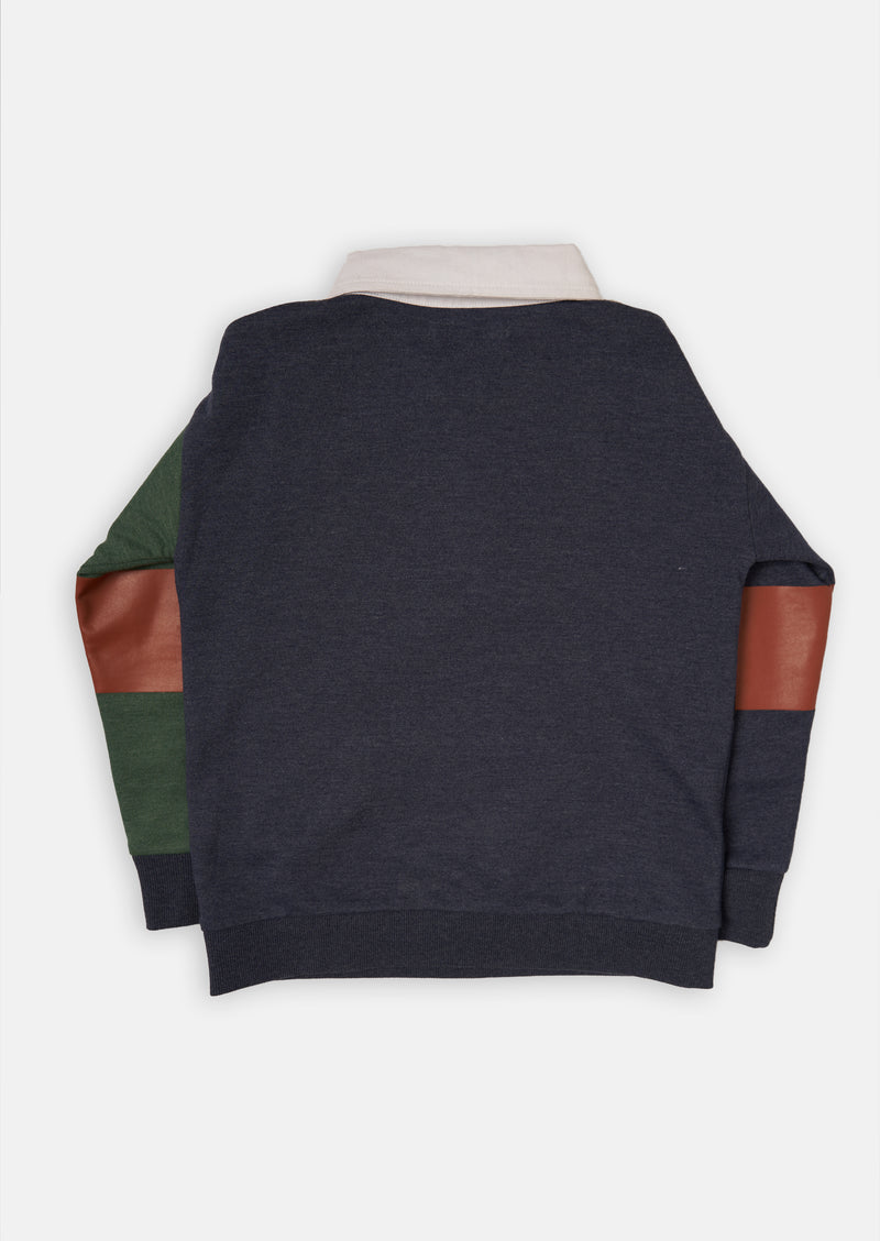 Zane Colourblock Rugby Sweat