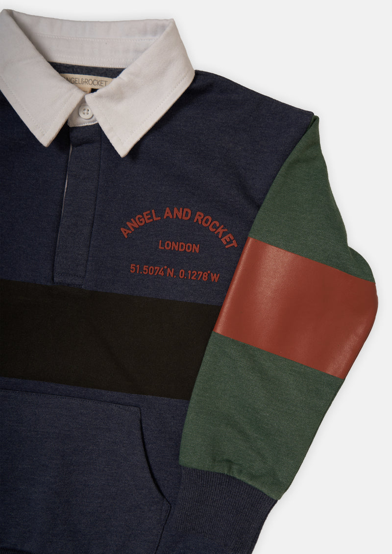 Zane Colourblock Rugby Sweat