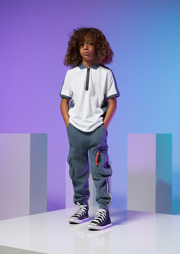 Frank Blue Pocket Cargo Jogger