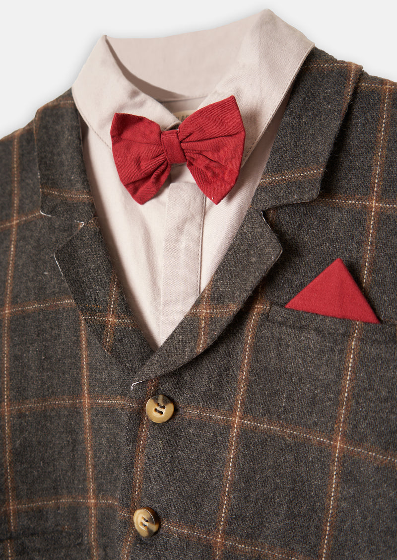 Apollo 3 Pc check Waistcoat set