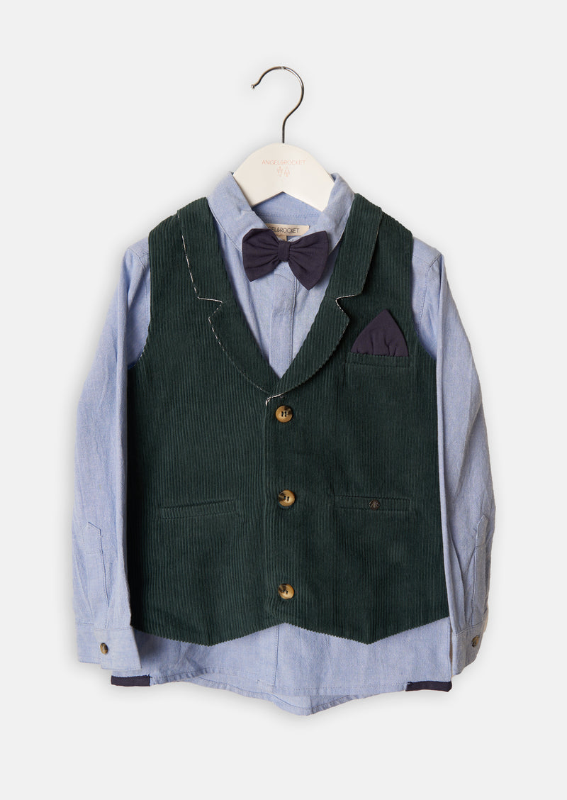 Branson 3 Pc cord Waistcoat set