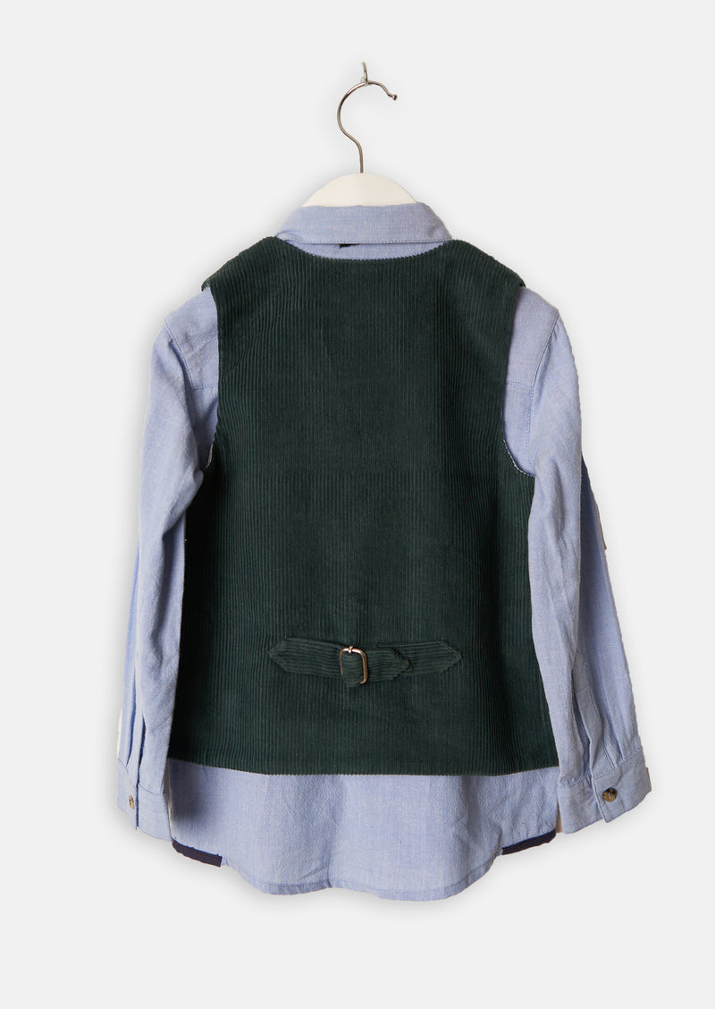 Branson 3 Pc cord Waistcoat set