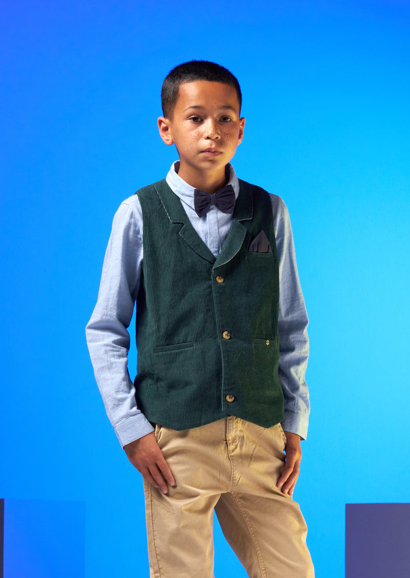 Branson 3 Pc cord Waistcoat set