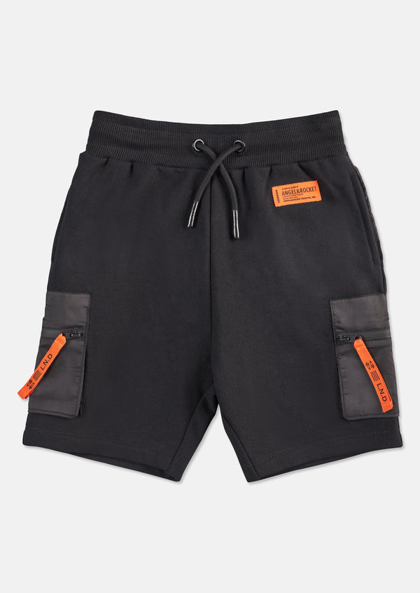 Niko Nylon Pocket Short - Black