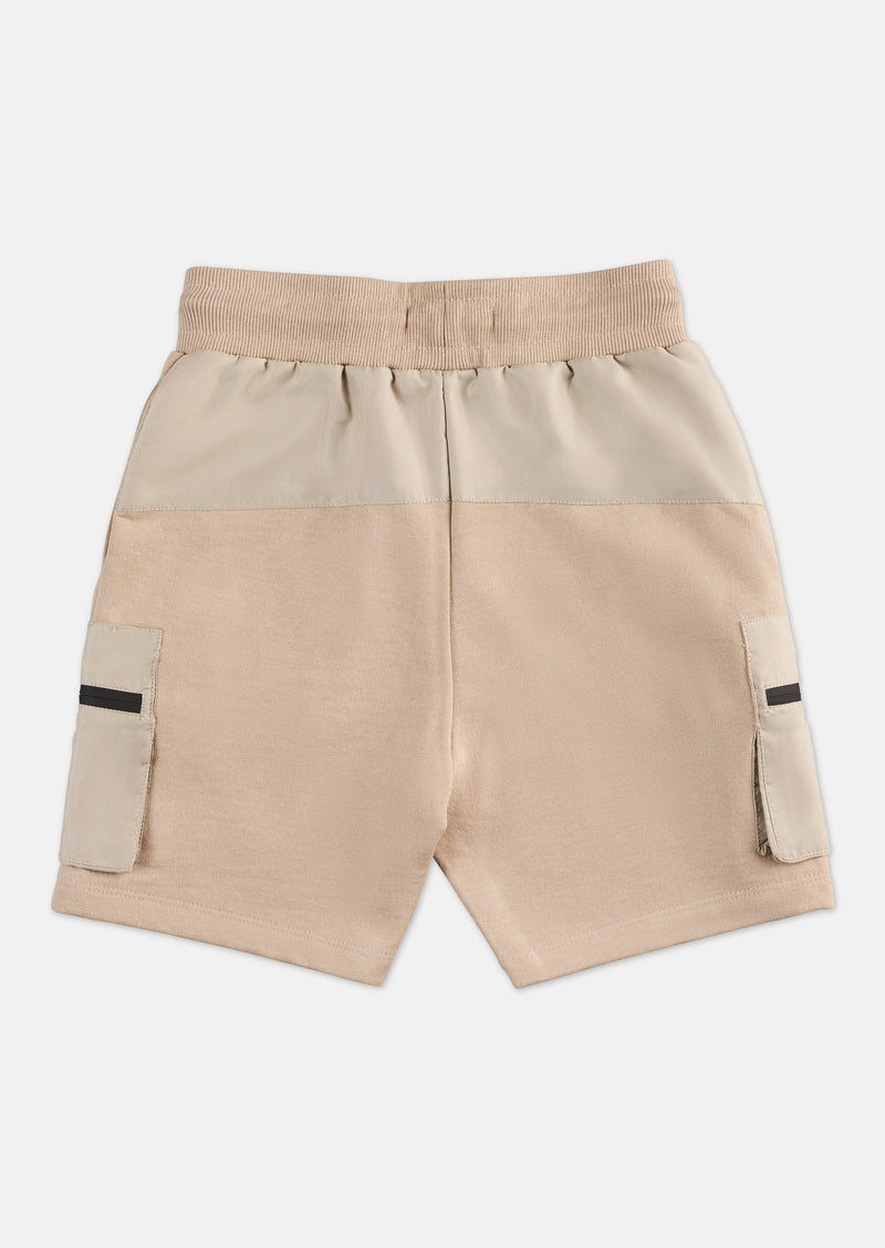 Niko Nylon Pocket Short - Stone