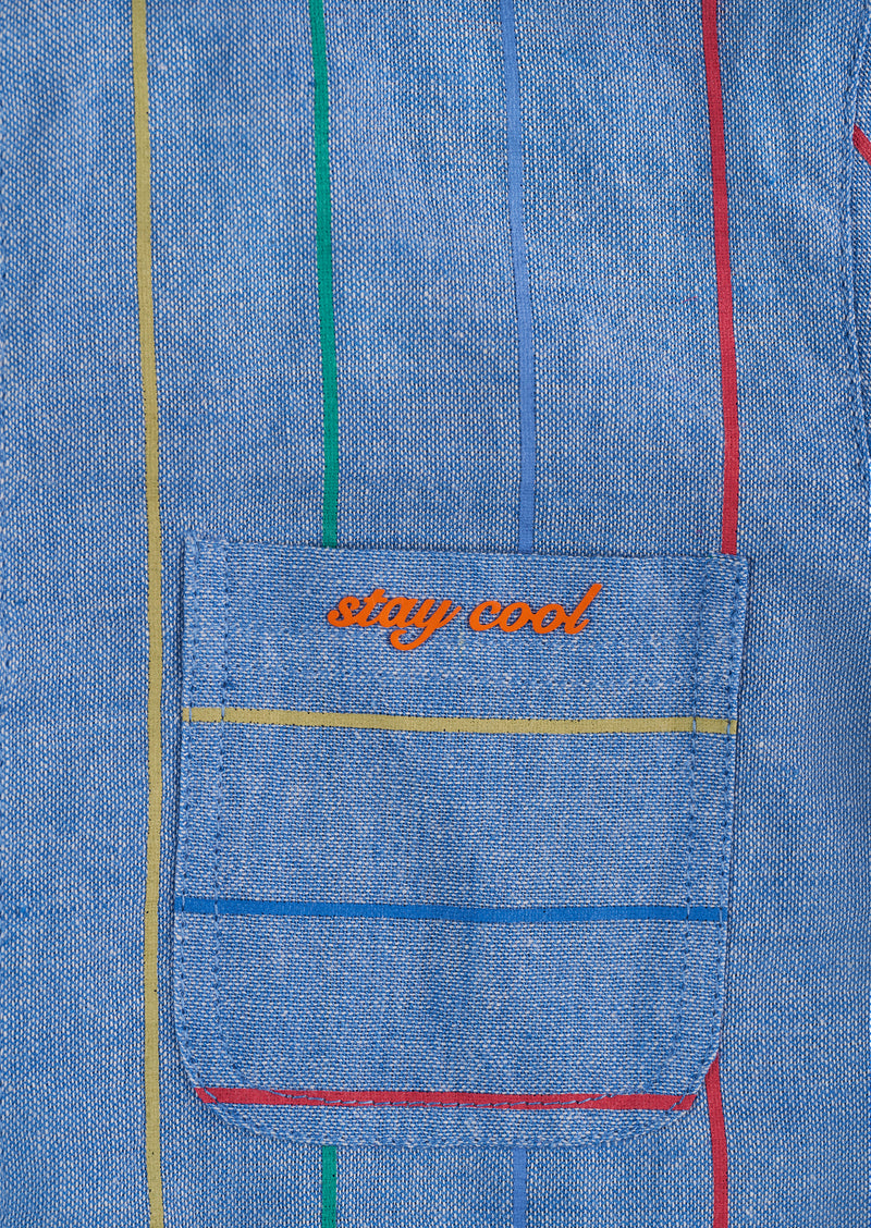 Harris Embroidered Stripe Shirt