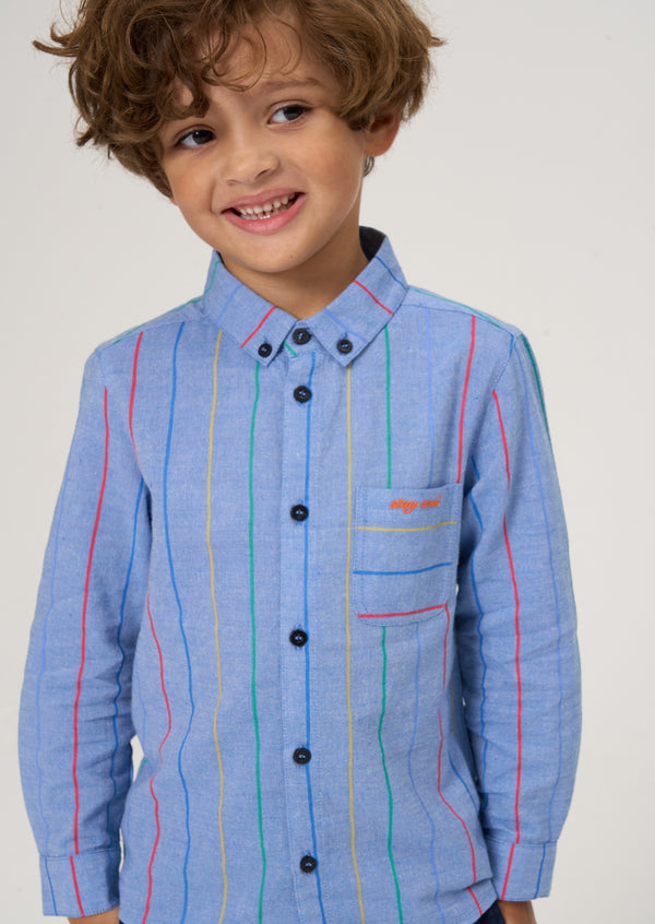 Harris Embroidered Stripe Shirt