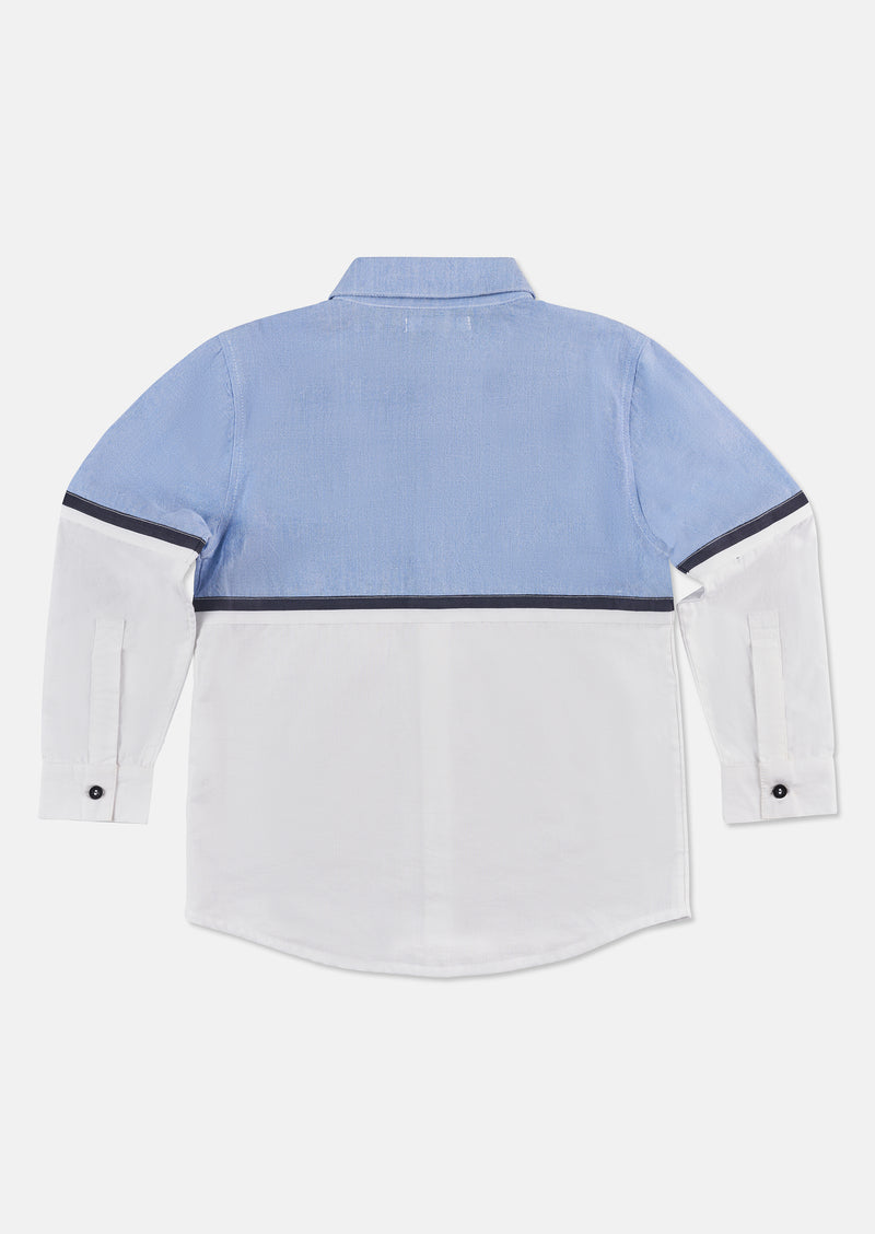 Hank Branded Colour Block Shirt