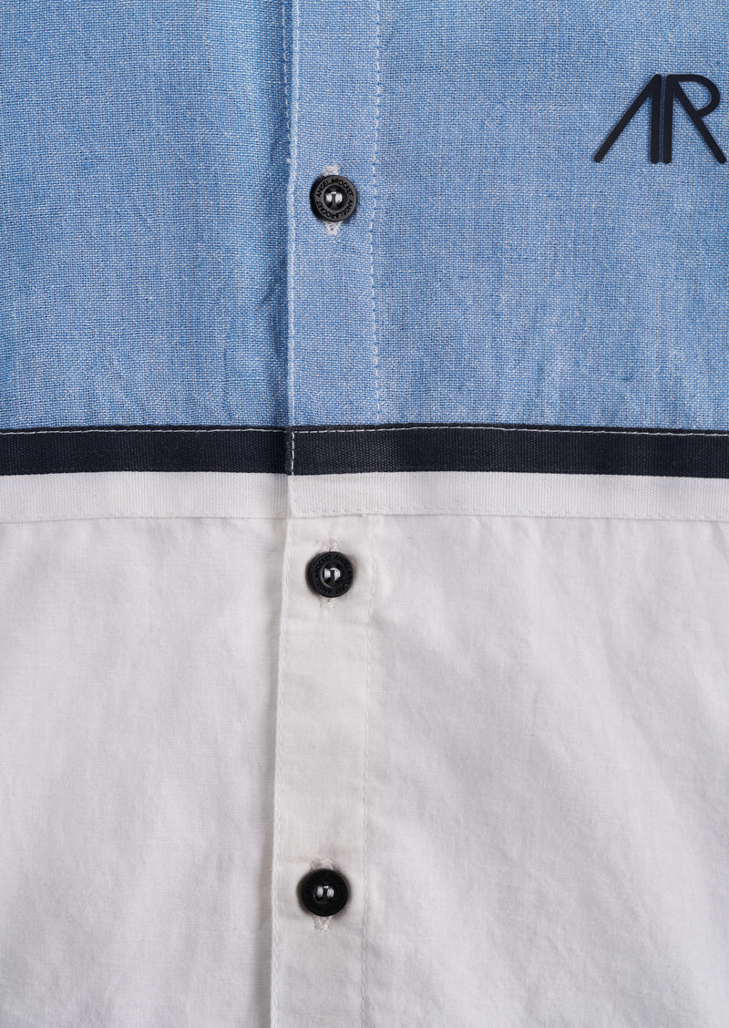 Hank Branded Colour Block Shirt