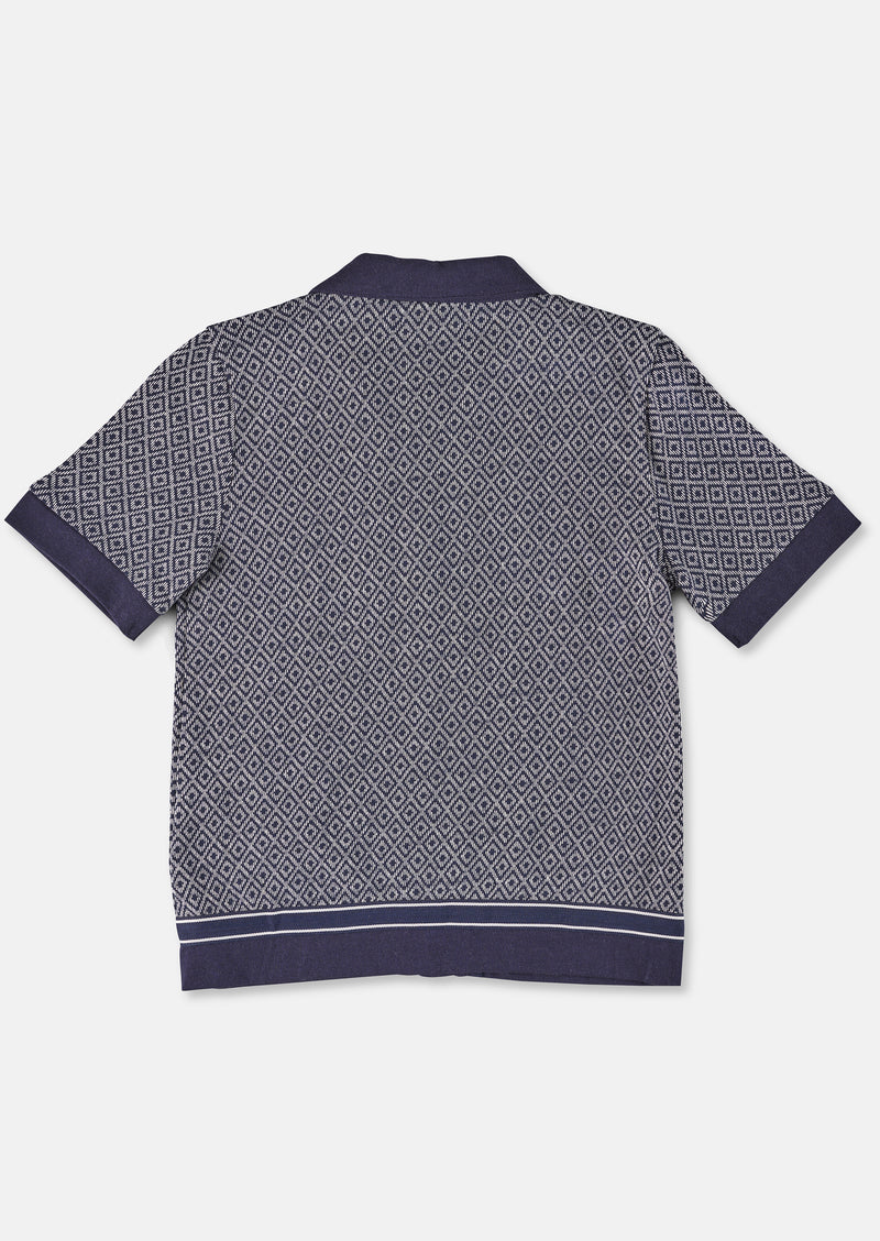 Vincent Smart Jacquard Polo