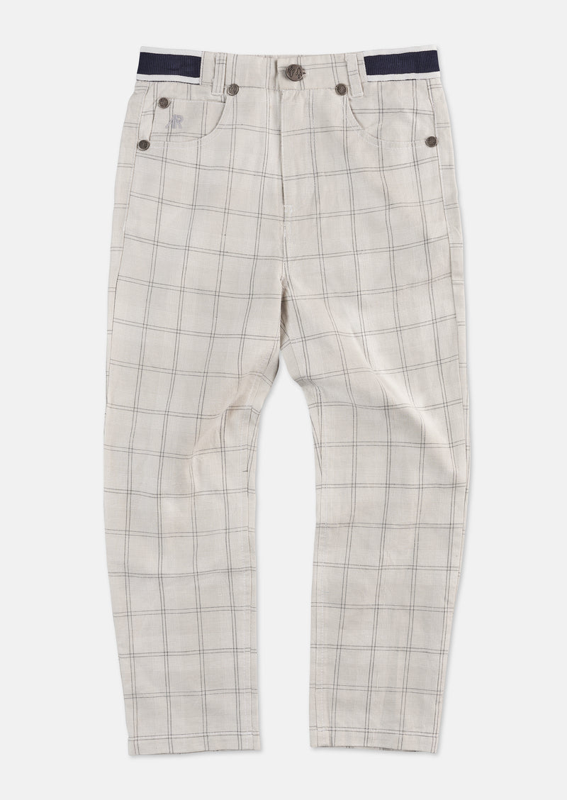 Emerson Grey Check Trouser