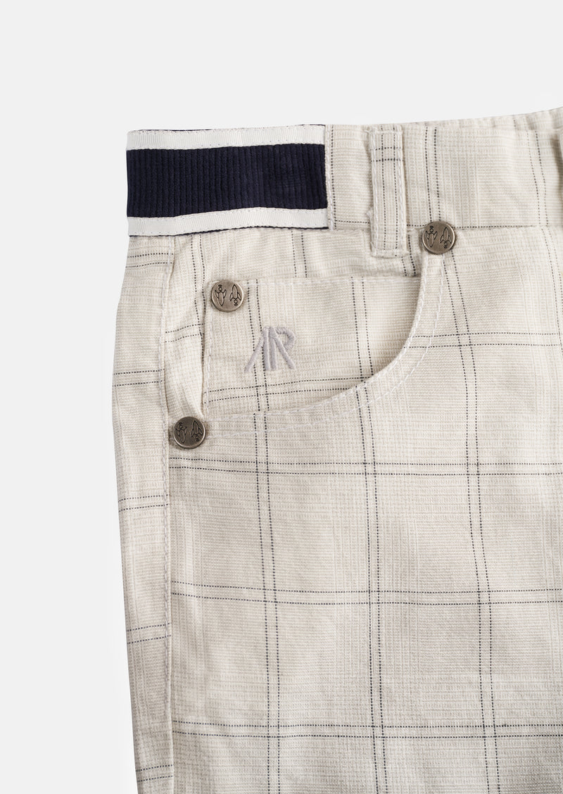 Emerson Grey Check Trouser