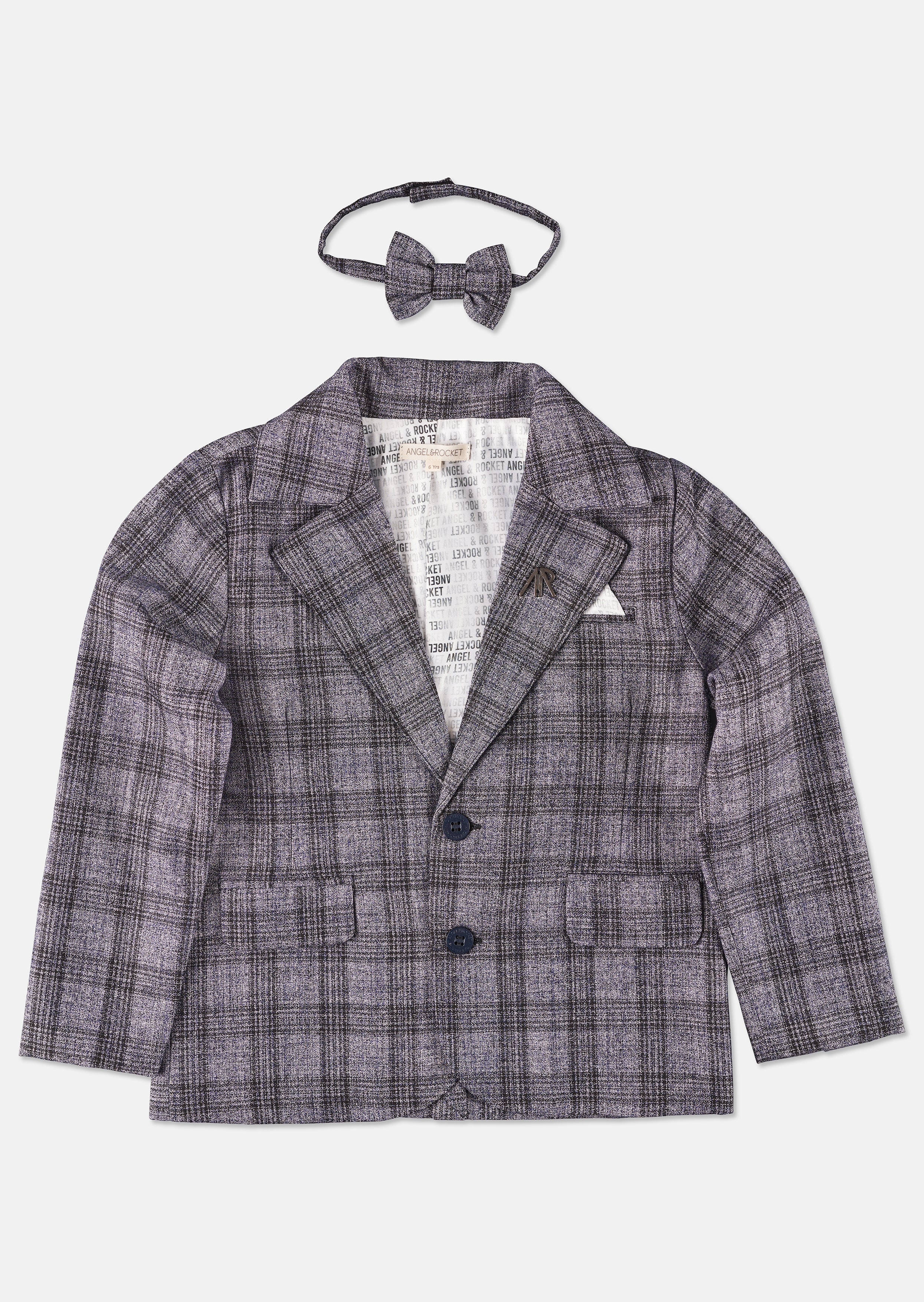 Phoenix Blue Check Smart Blazer