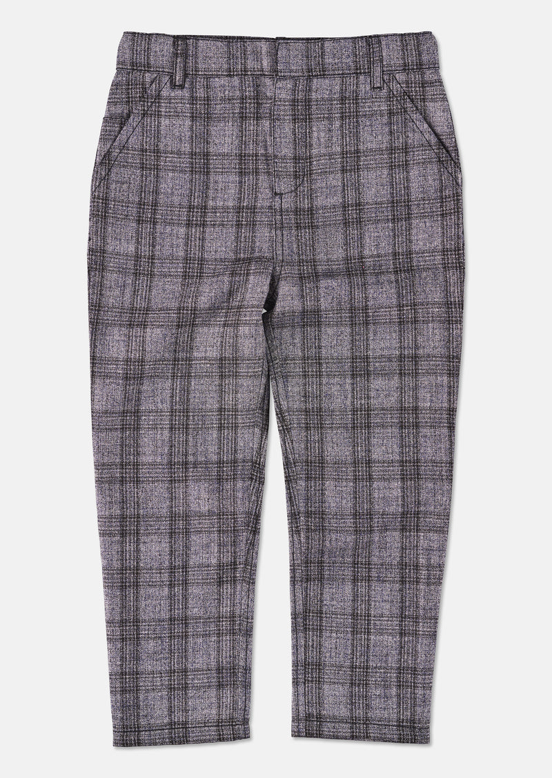 Phoenix Blue Check Smart Trouser
