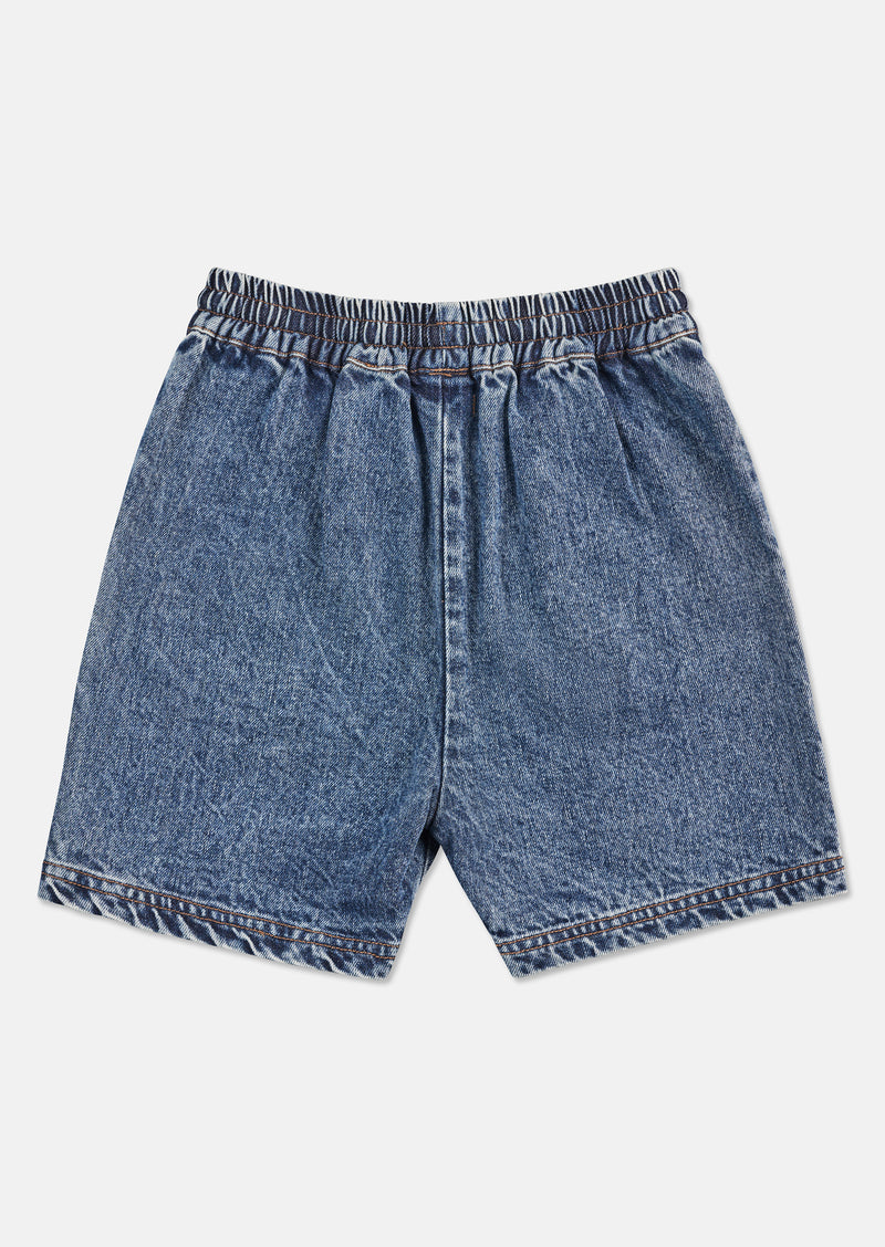 Karson Branded Denim Short