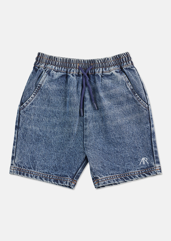 Karson Branded Denim Short