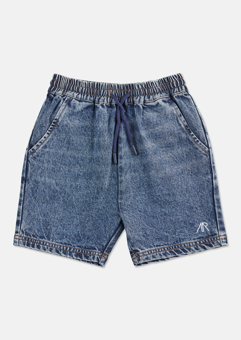 Karson Branded Denim Short