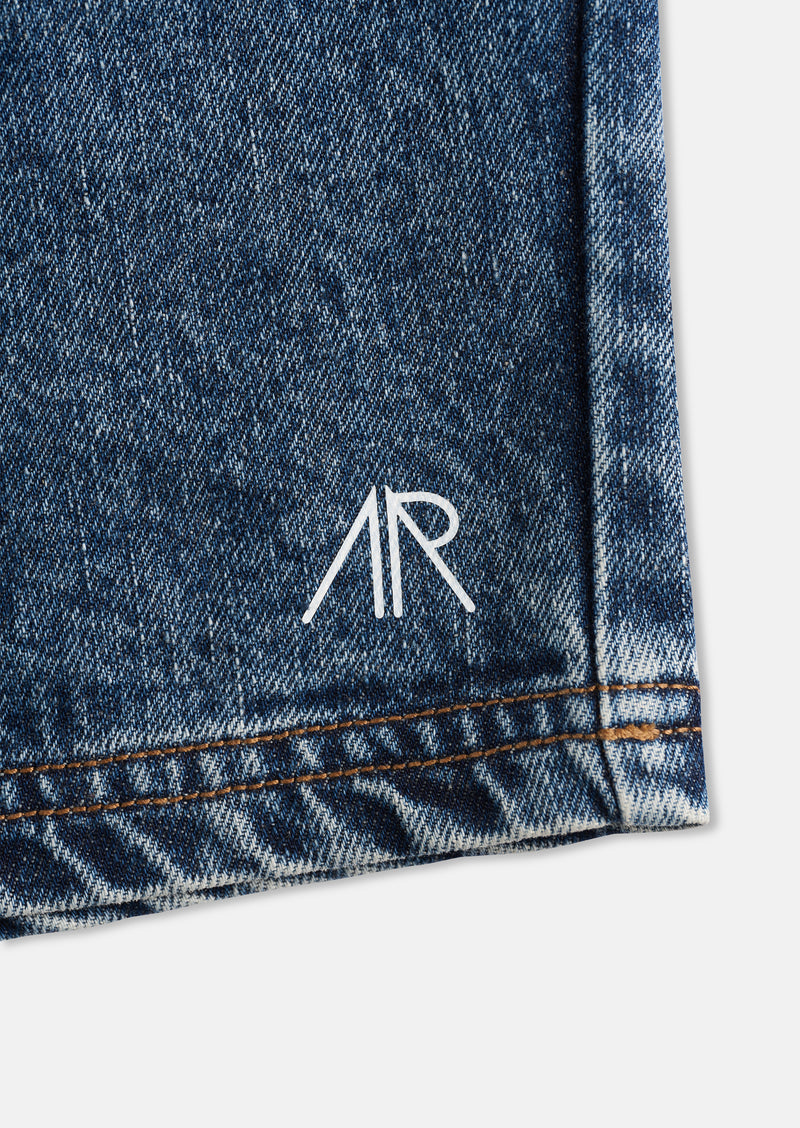 Karson Branded Denim Short