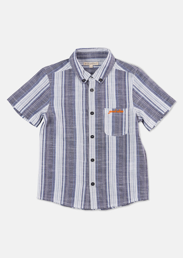 August Short Sleeve Stripe Shirt