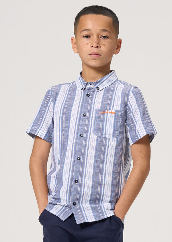 August Short Sleeve Stripe Shirt