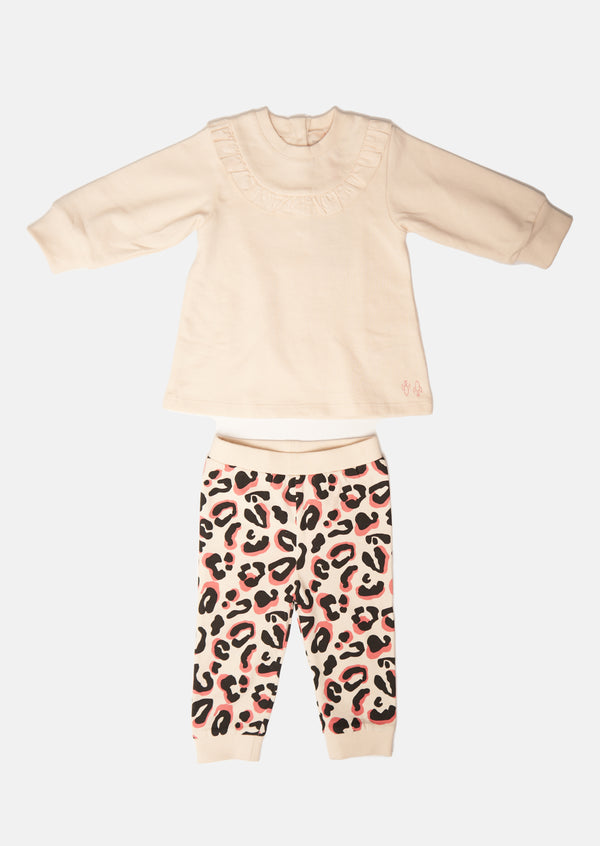 Quinn Ruffle Tunic and Legging Set with Hat