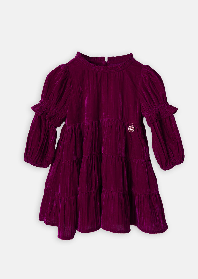 Velvet Tiered Dress