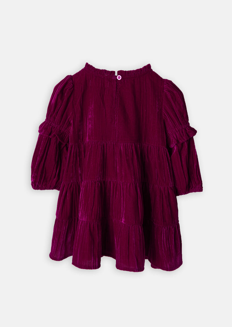Velvet Tiered Dress