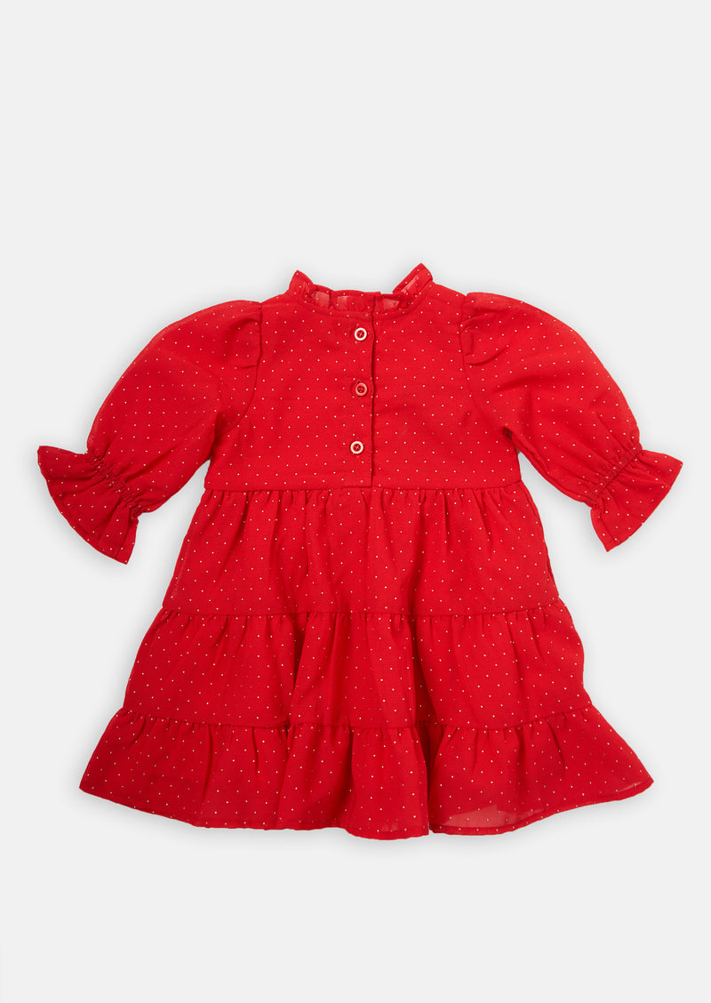 Baby Foil Dot Dress