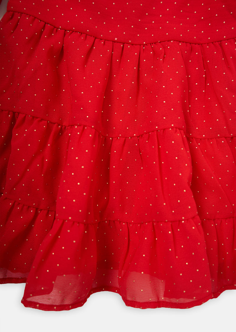 Baby Foil Dot Dress