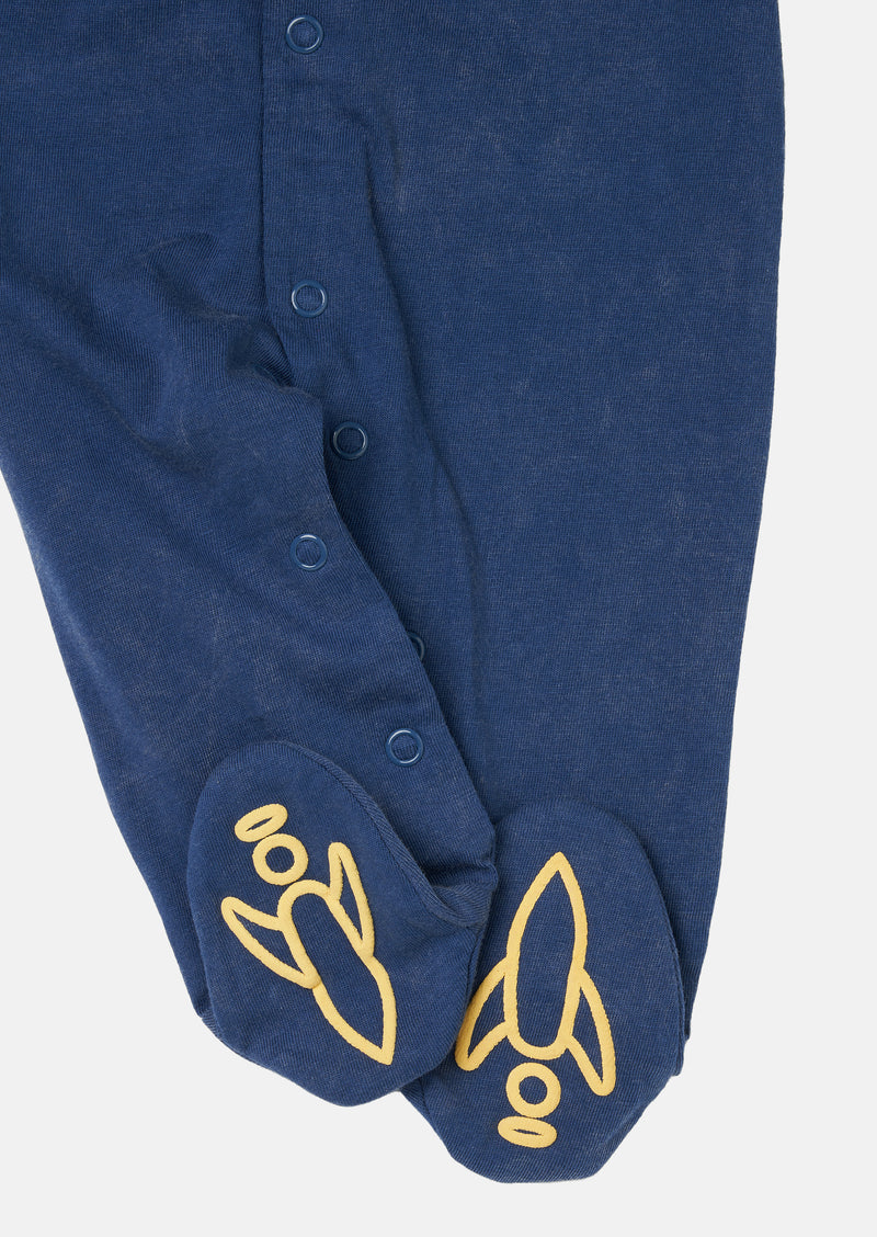 Callum Jersey Denim Babygrow