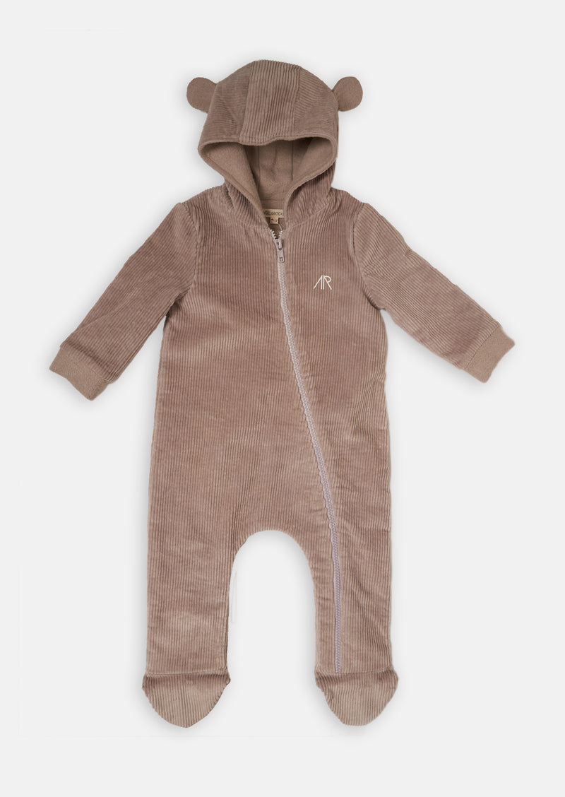 Grey Cord Snowsuit