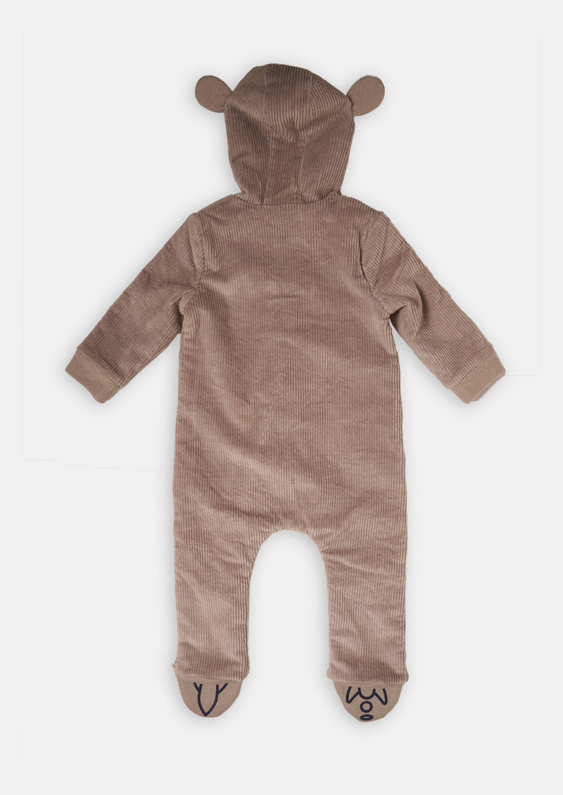 Grey Cord Snowsuit