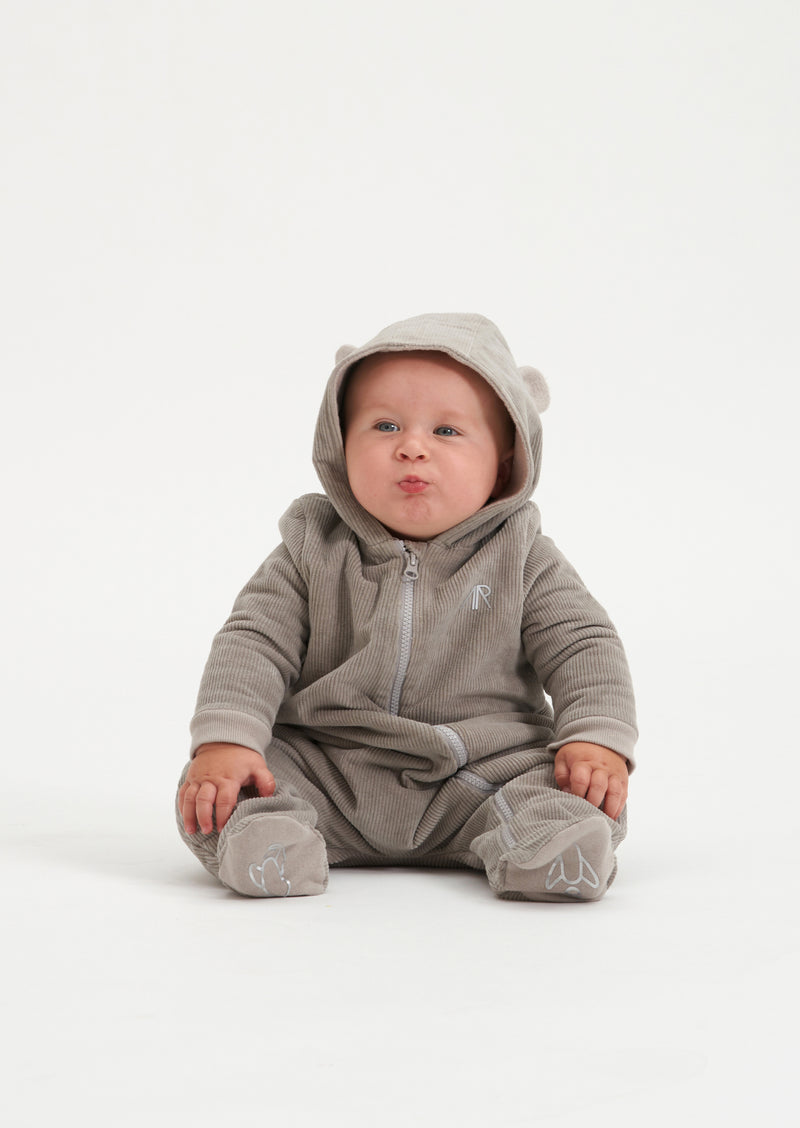 Grey Cord Snowsuit