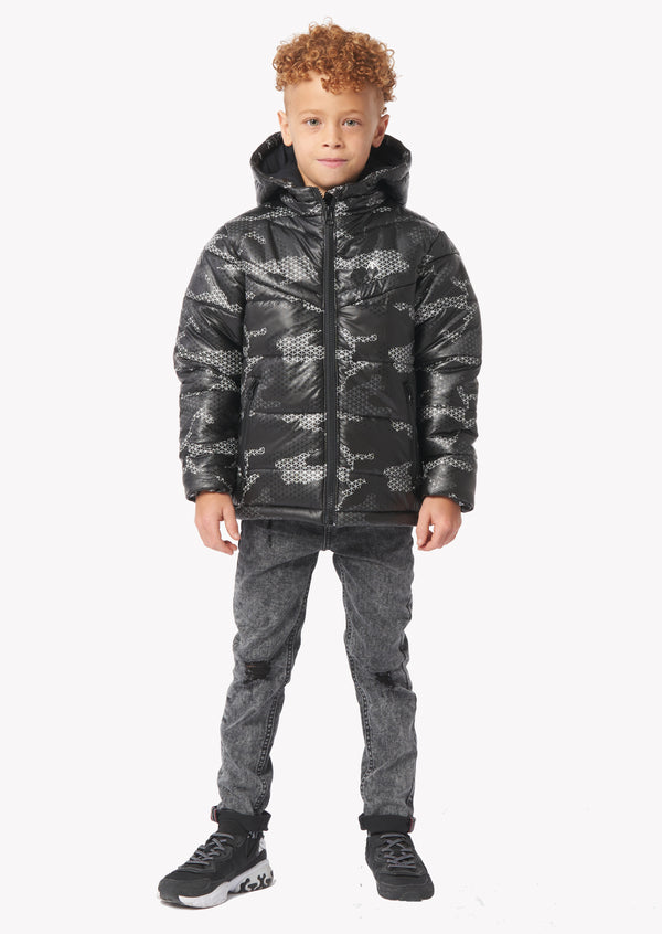 Jim Superlight Printed Puffa Jacket