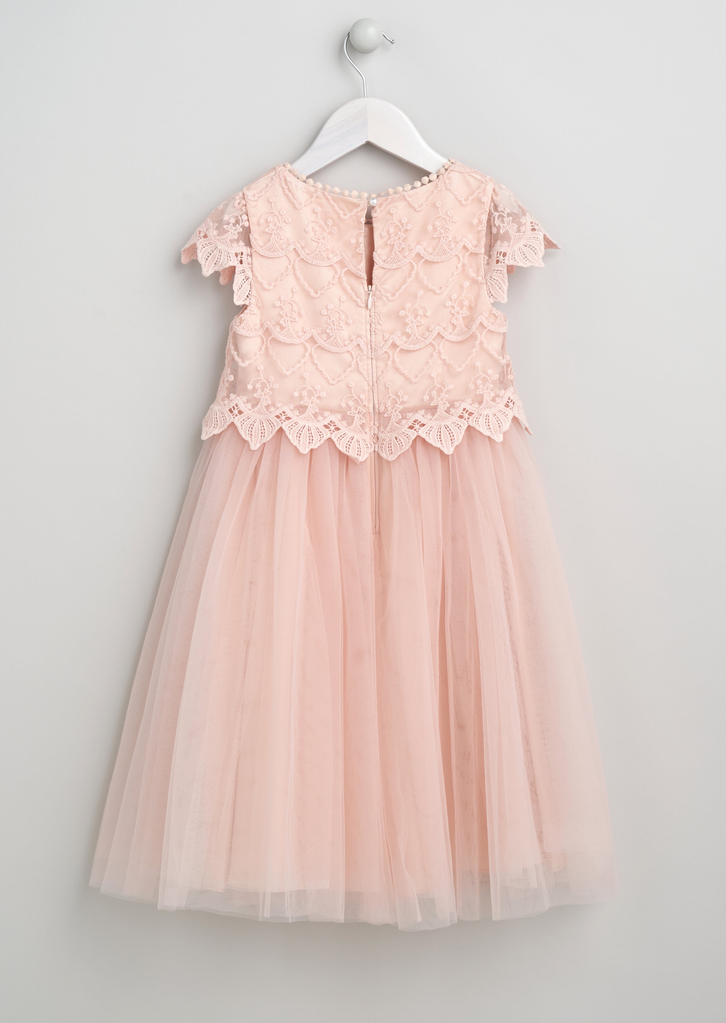 Lucy Spitzenoberteil Kleid Blush