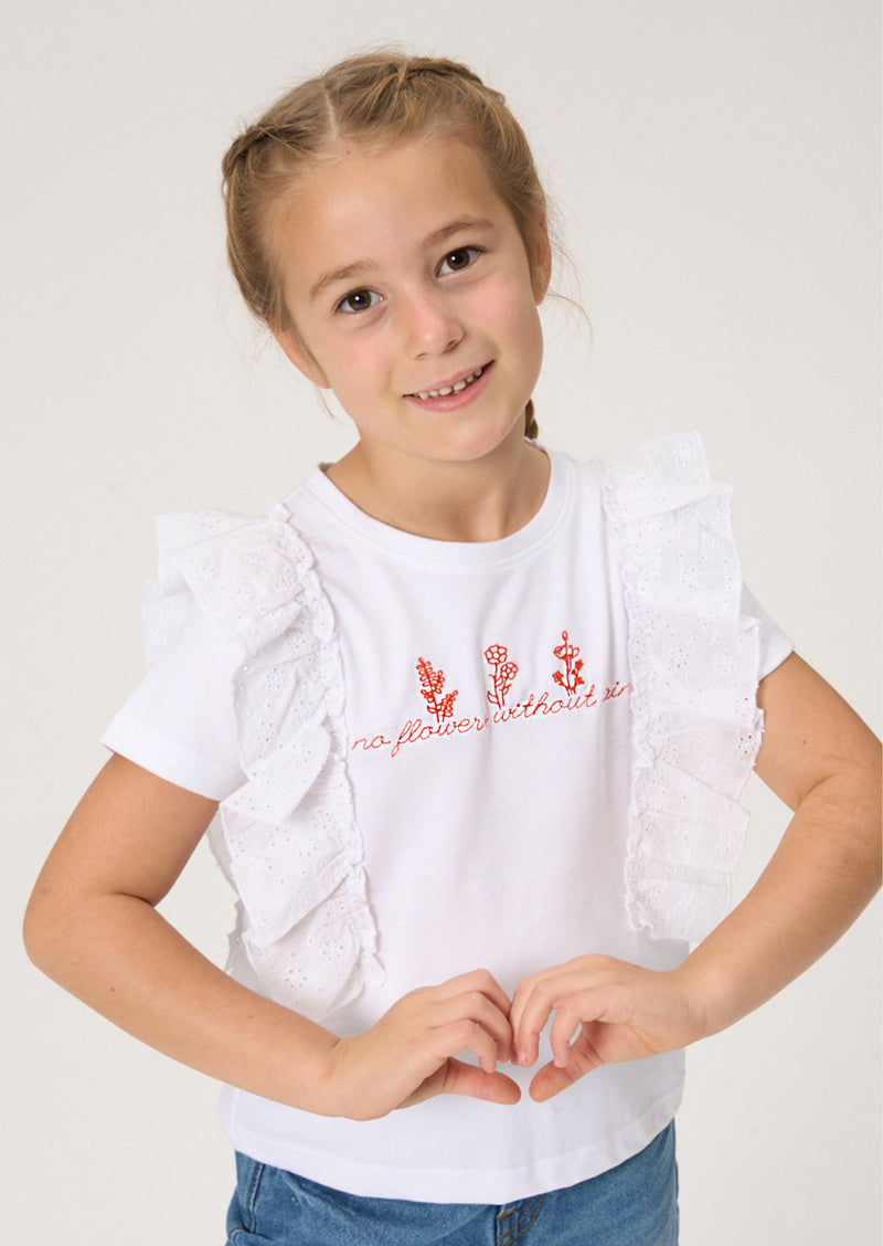 Helena Broderie Frill T