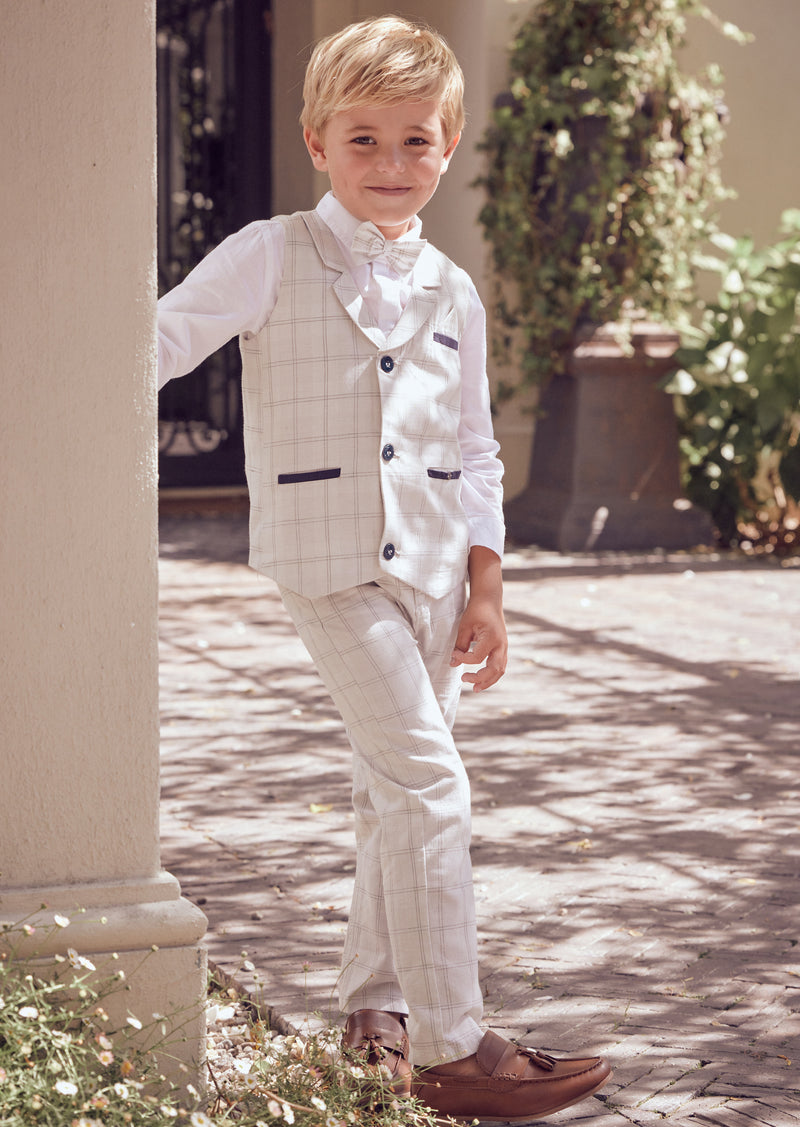 Emerson Grey Check Trouser